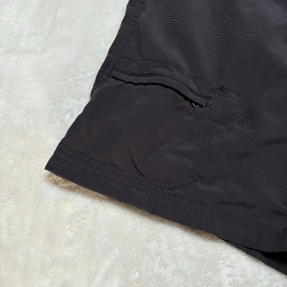 Vintage L.L. Bean Mens Swim Trunk Shorts Large Dark Grey‎ Lined Nylon 0DRK1 - Picture 3 of 10